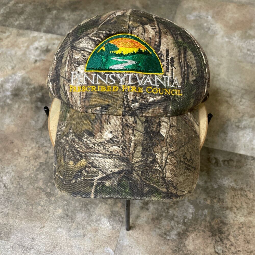 realtree camo PA fire council velcro strap baseball cap